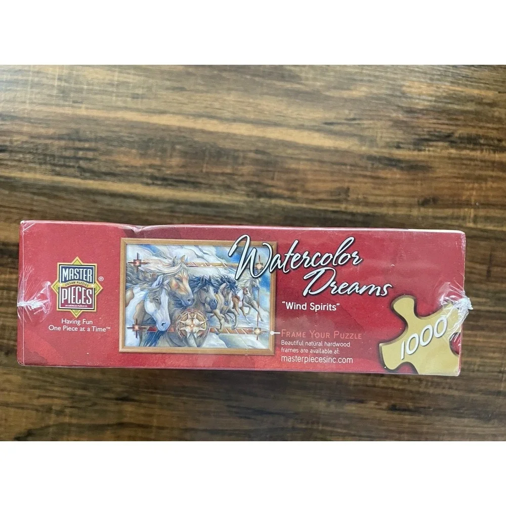 Wind Spirits Watercolor Dreams Puzzle Horses Jody Bergsma 1000 Pcs Brand New